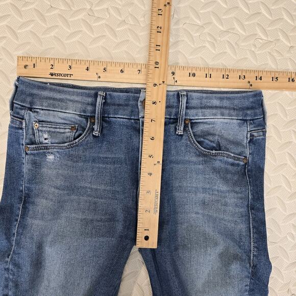 Mother Jeans Womens 26 The Looker Skinny Ankle Heartbreaker Distressed Sexy USA - Picture 10 of 12